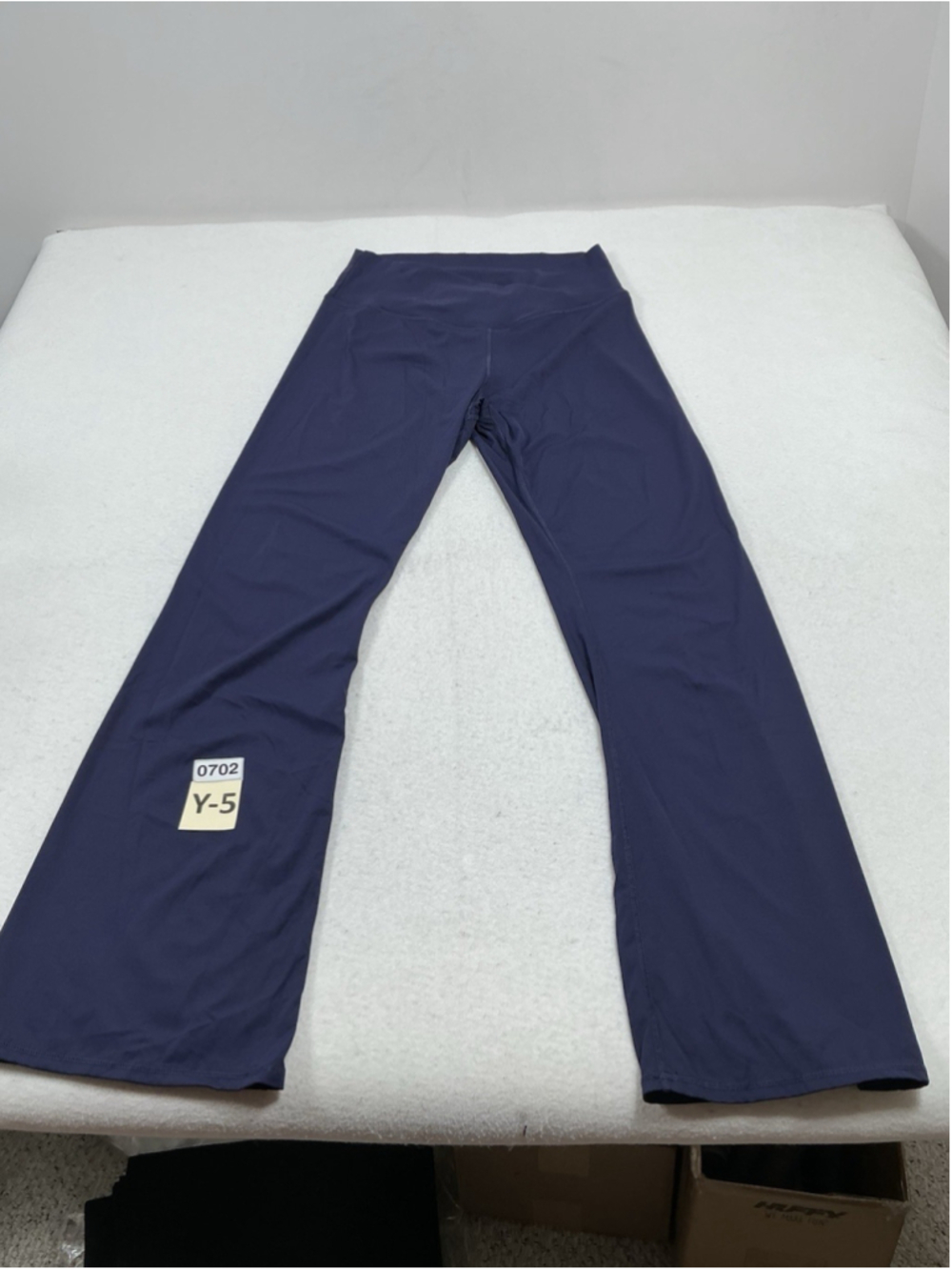 Womans Excellent Tobyogas Pullon Leggings XL Navy Flared Leg